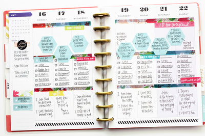 The Happy Planner™ | Dividing A Weekly Page into Three