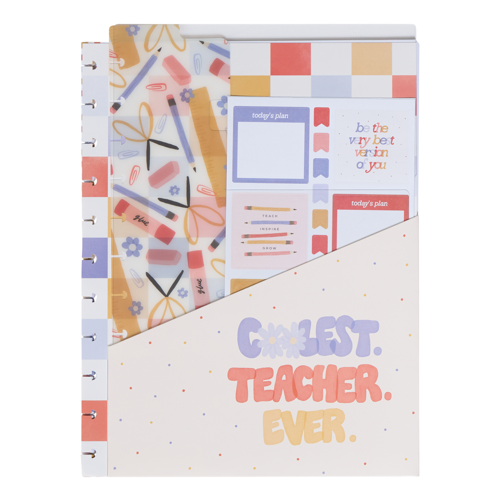 Coolest Teacher Ever - Big Accessory Pack – Happy Planner