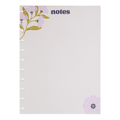 Plum Happy - Dotted Lined Big Filler Paper - 40 Sheets