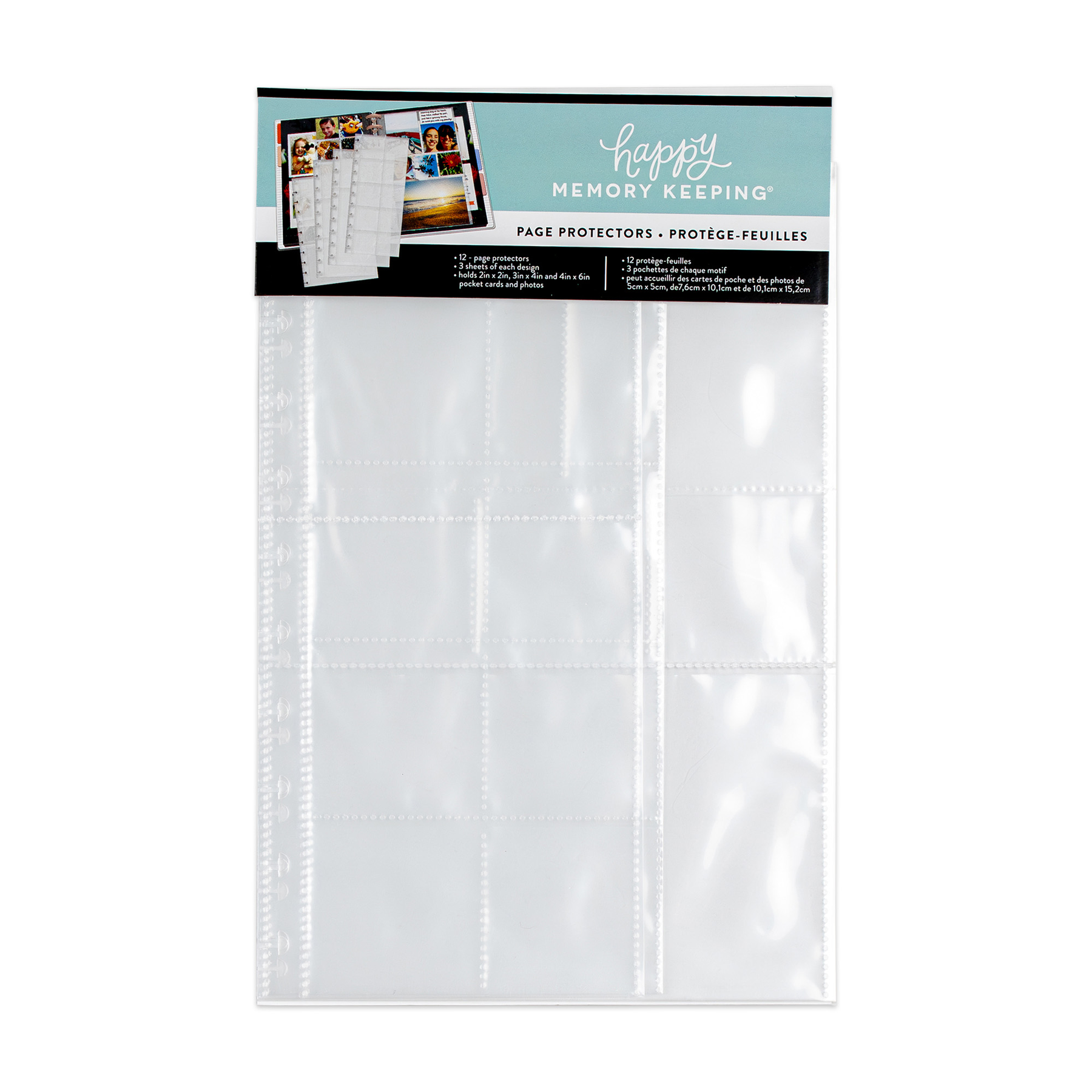 Happy Memory Keeping - Snap-In Page Protectors - Big – The Happy