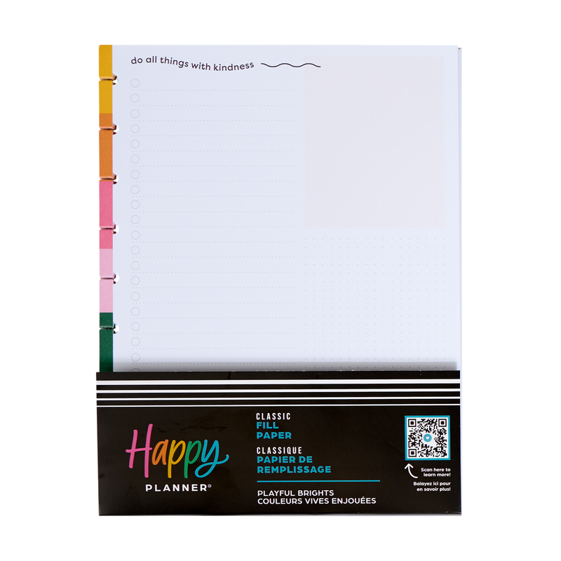 Playful Brights Student - Dashboard Classic Filler Paper - 40 Sheets