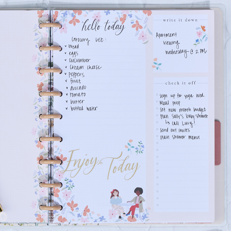 Happy in Paris - Dashboard + Dot Grid Classic Filler Paper - 40 Sheets
