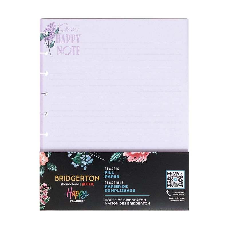 House of Bridgerton - Dotted Lined Classic Filler Paper - 40 Sheets