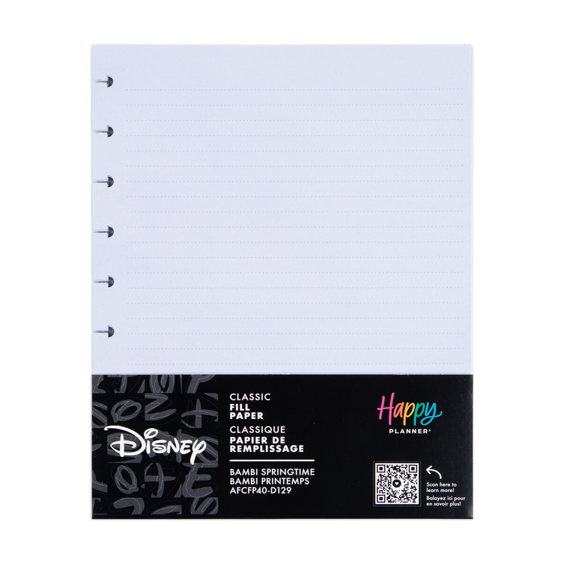Disney Bambi Springtime - Classic Filler Paper - 40 Sheets