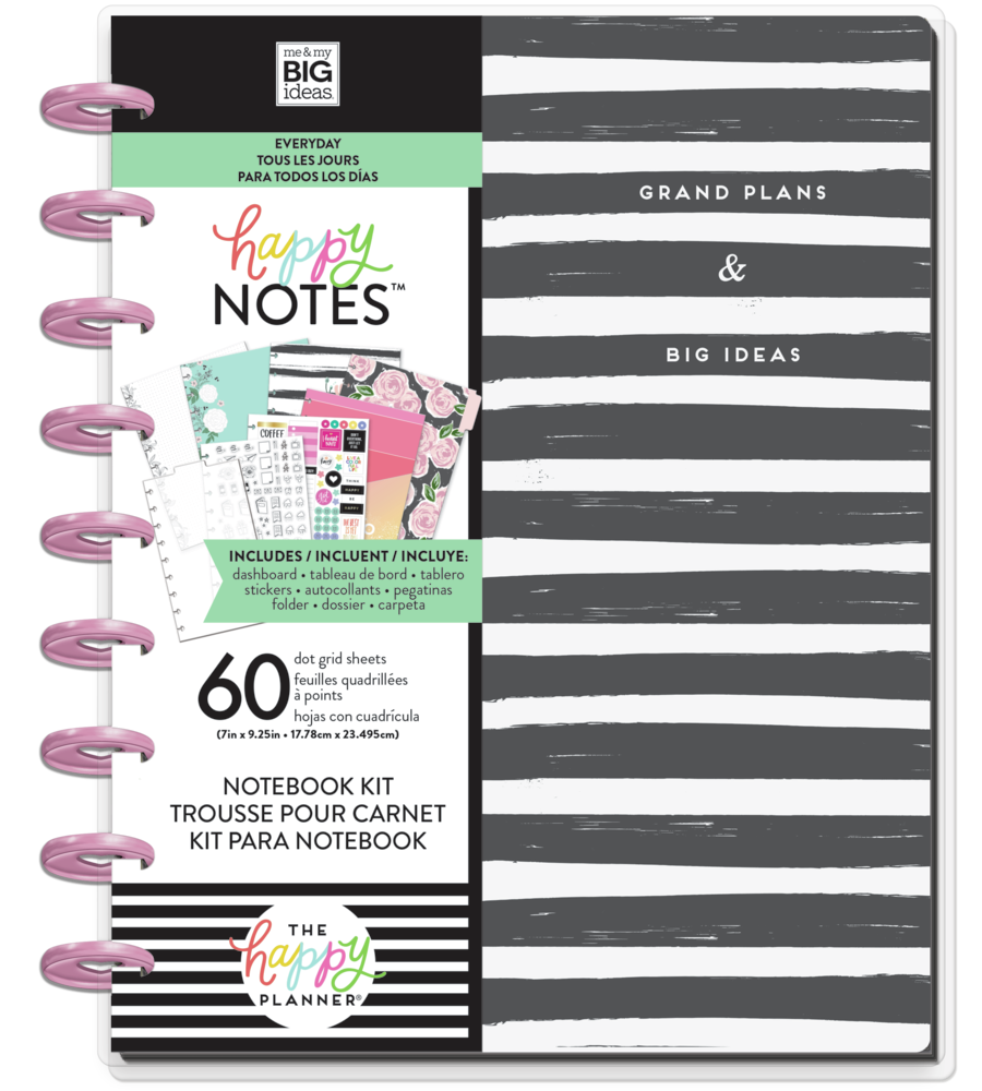 Grand Plans - Dot Grid Classic Notebook Kit – Happy Planner