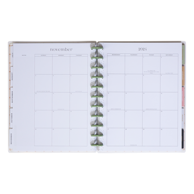 2024 Reading in the Garden Teacher Happy Planner - Big Teacher Layout - 12 Months