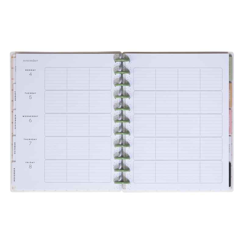 2024 Reading in the Garden Teacher Happy Planner - Big Teacher Layout - 12 Months