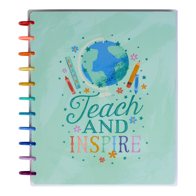 2024 Teach and Inspire Teacher Happy Planner - Big Teacher Layout - 12 Months
