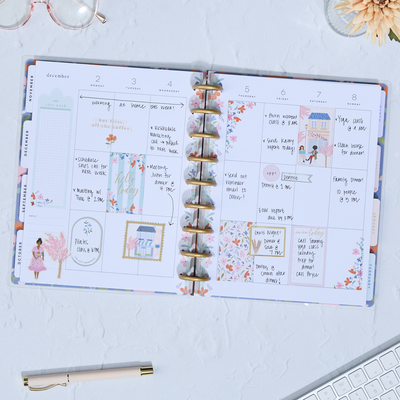 2024 Happy in Paris Happy Planner - Classic Vertical Layout - 12 Months