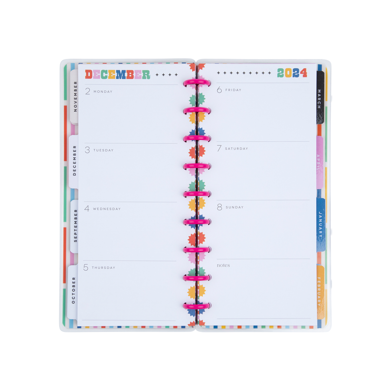2024 Bright Pops bbalteschule - Skinny Classic Horizontal Layout - 12 Months