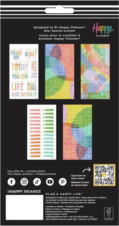 Happy Teacher - 5 Sticker Sheets