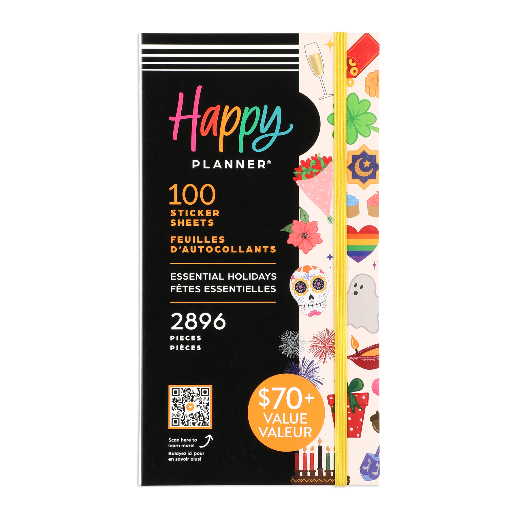 Oriday Happy Holiday Seasonal Planner Stickers - 500+ Cute Stickers for Daily Planners – Monthly Events, Halloween, Calendars, Journal, Female