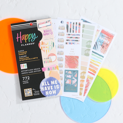 Happy Planner x GracePlace Effortless Grace - Value Pack Stickers