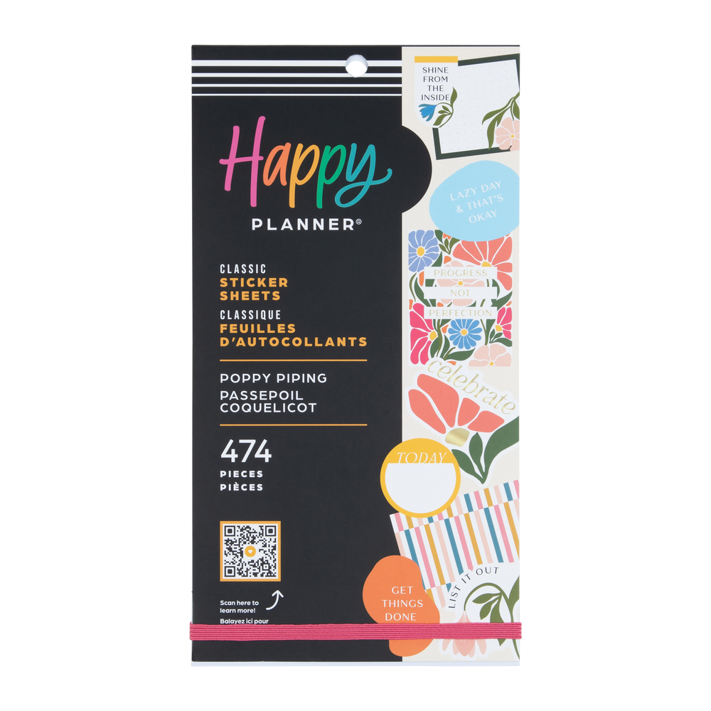 Livre D'Autocollants The Happy Planner / Goal Getter - 722 Stickers, Neuf