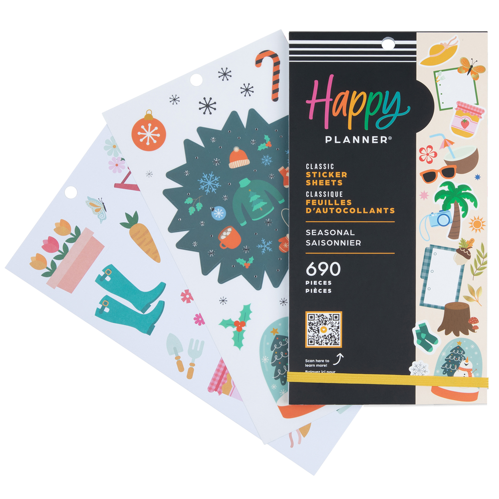 Bloom Daily Planners Holiday Seasonal Planner Sticker Sheets