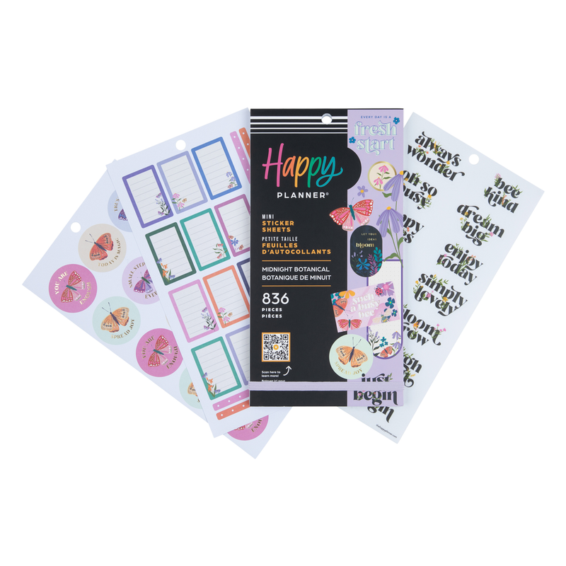 Midnight Botanical - Value Pack Stickers - Mini