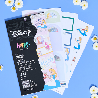 Disney Alice in Wonderland Curious - Value Pack Stickers - Big