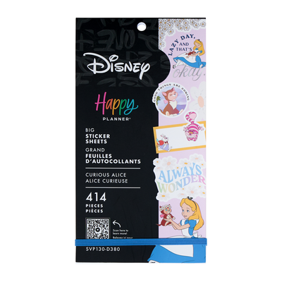 Disney Alice in Wonderland Curious - Value Pack Stickers - Big