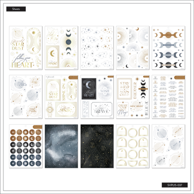Sophisticated Stargazer - Large Value Pack Stickers