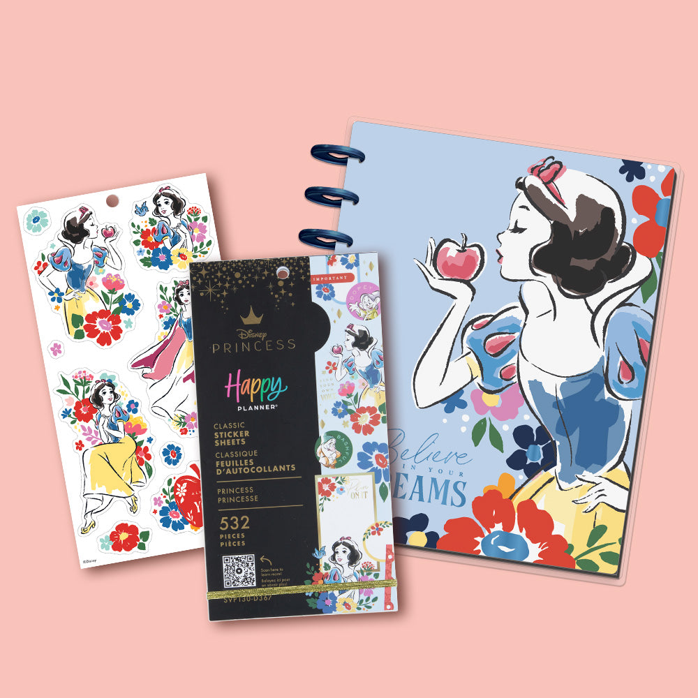 Image of Happy Planner's new Disney Snow White Collection