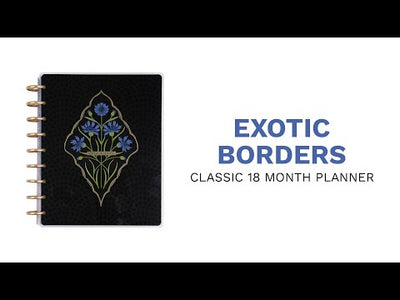 2024 Exotic Borders bbalteschule - Classic Vertical Layout - 18 Months