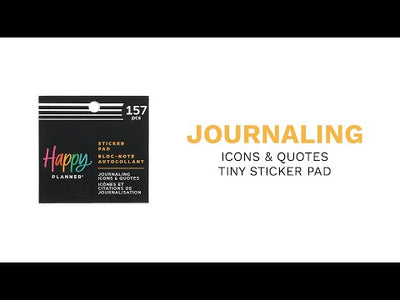 Journaling Icons & Quotes - Tiny Sticker Pad