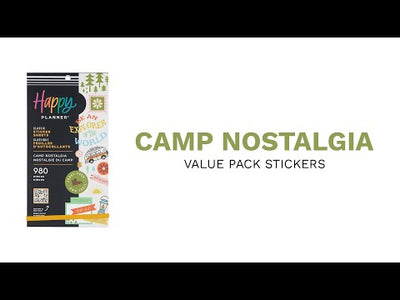Camp Nostalgia - Value Pack Stickers
