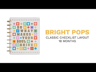 2024 Bright Pops bbalteschule - Classic Checklist Layout - 18 Months