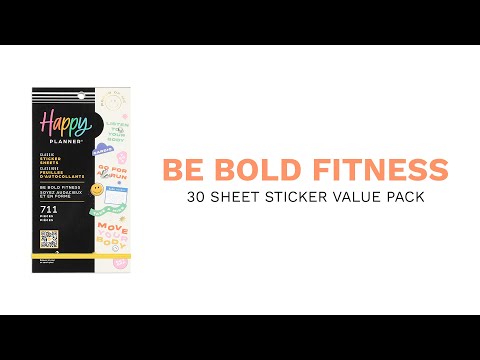 Be Bold Fitness - Value Pack Stickers