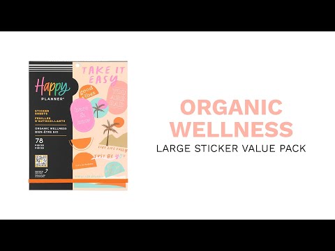 Organic Wellness - Large Value Pack Stickers