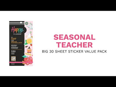 Seasonal Teacher - Value Pack Stickers - Big
