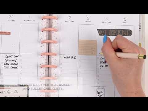 2024 Golden Hour Happy Planner - Classic Checklist Layout - 12 Months