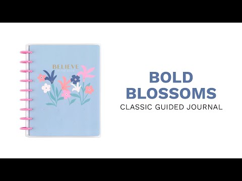 Bold Blossoms - Classic Guided Faith Journal - 80 Sheets