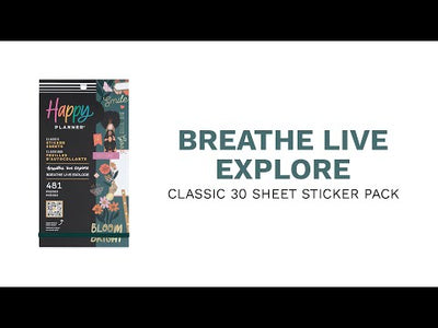 Happy Planner x Breathe Live Explore - Value Pack Stickers