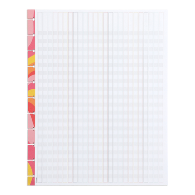Disney Sunny Minnie Teacher - Teacher Checklist Big Filler Paper - 40 Sheets