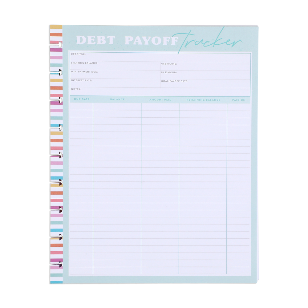 savvy-saver-classic-filler-paper-debt-payoff-tracker-happy-planner for Debt Payoff Tracker Printable Free Savvy Saver Classic Filler Paper - Debt Payoff Tracker – Happy Planner for Debt Payoff Tracker Printable Free