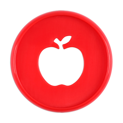Red Apple Cutout - Medium Plastic Disc Set