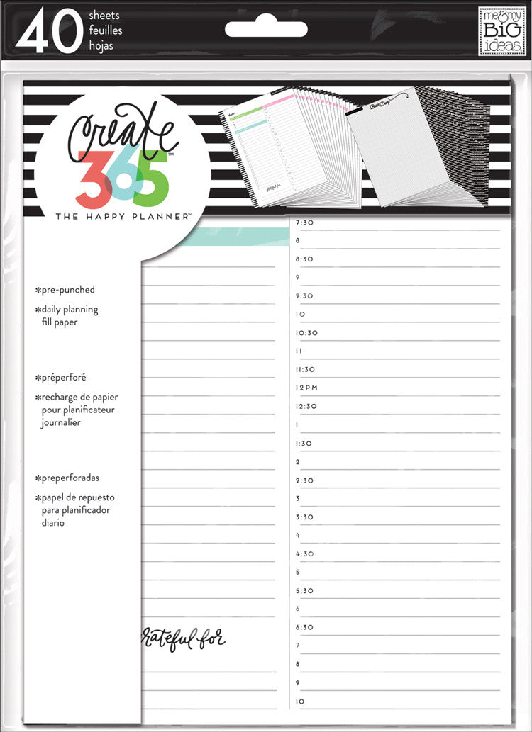 Daily Sheets - Classic – Happy Planner daily-sheets-classic-happy-planner