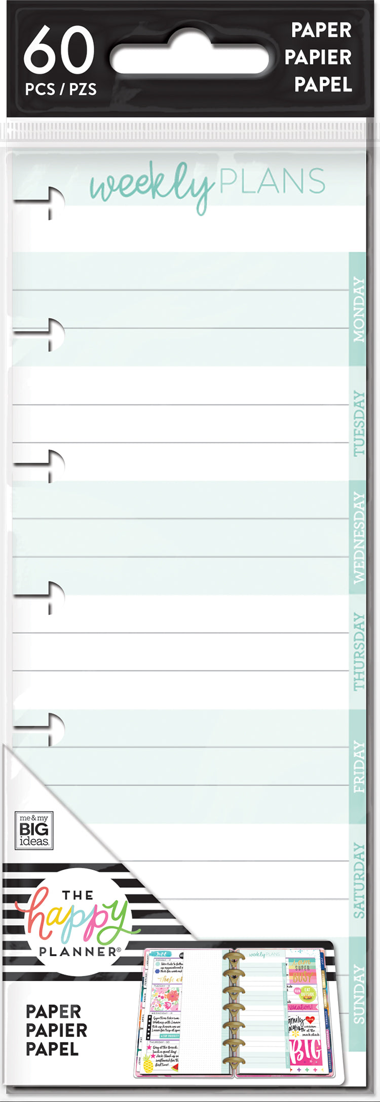 Weekly Notes Half Sheet Mini Happy Planner