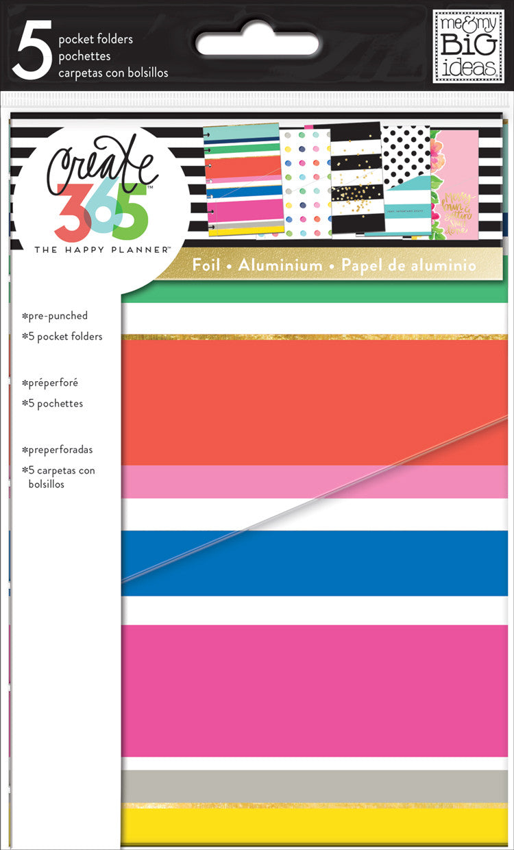 Pocket Folder for Happy Planners / Planner Accessories / Planner Pockets 