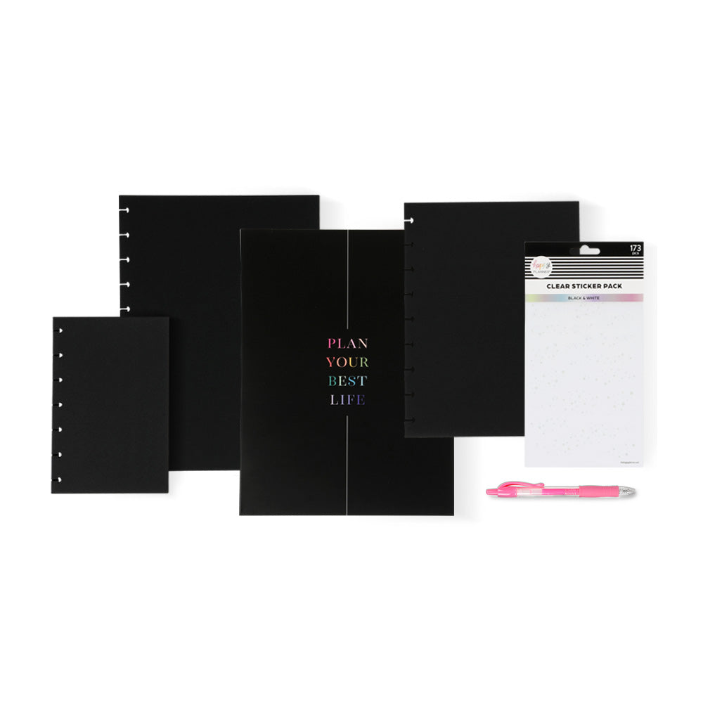 Black Paper Notebook - Dot Grid - 8.5 x 11: A Solid Black Paper Dot Grid  Notebook For Use With Gel Pens - Reverse Color Journal With Black Pages -  Blackout Journal 