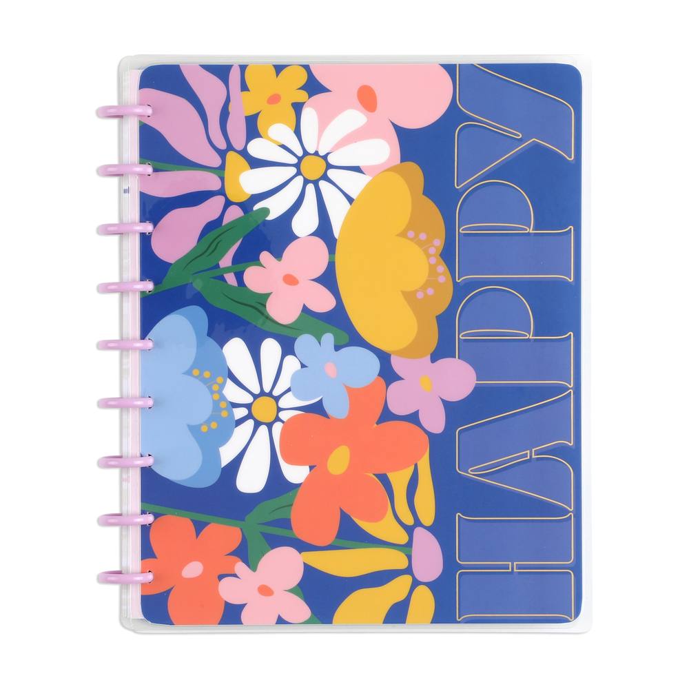 Fun Fleurs - Dotted Lined Classic Notebook - 60 Sheets – The Happy Planner