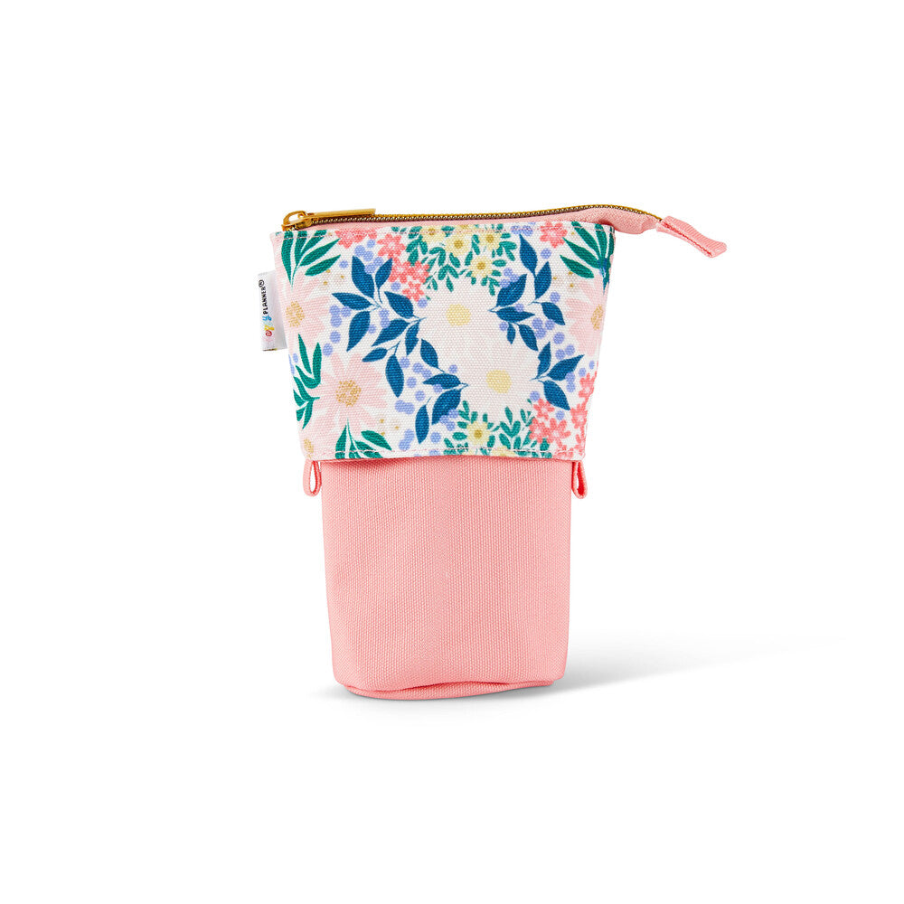 Springtime Flora Small Standing Zip Pen Pouch – The Happy Planner