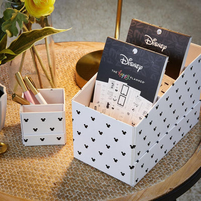 Disney© Modern Mickey Mouse & Minnie Mouse Storage Box Kit - 3 Pack