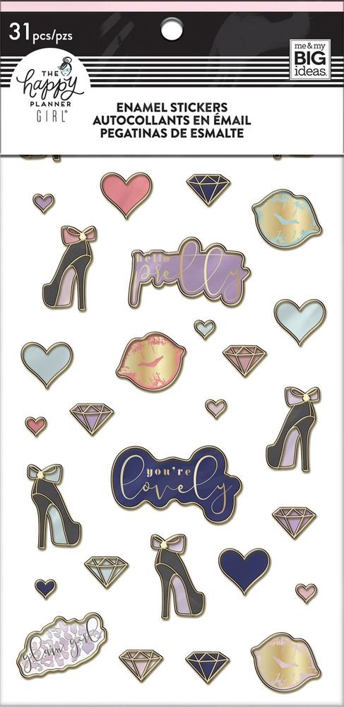 Enamel Stickers - Glam Girl – Happy Planner
