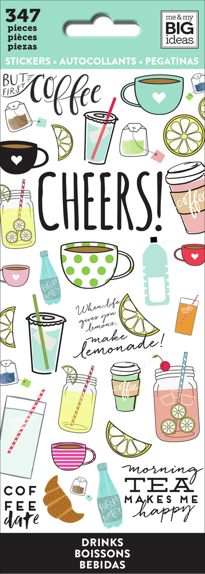 Cheers to You - 8 Sticker Sheets