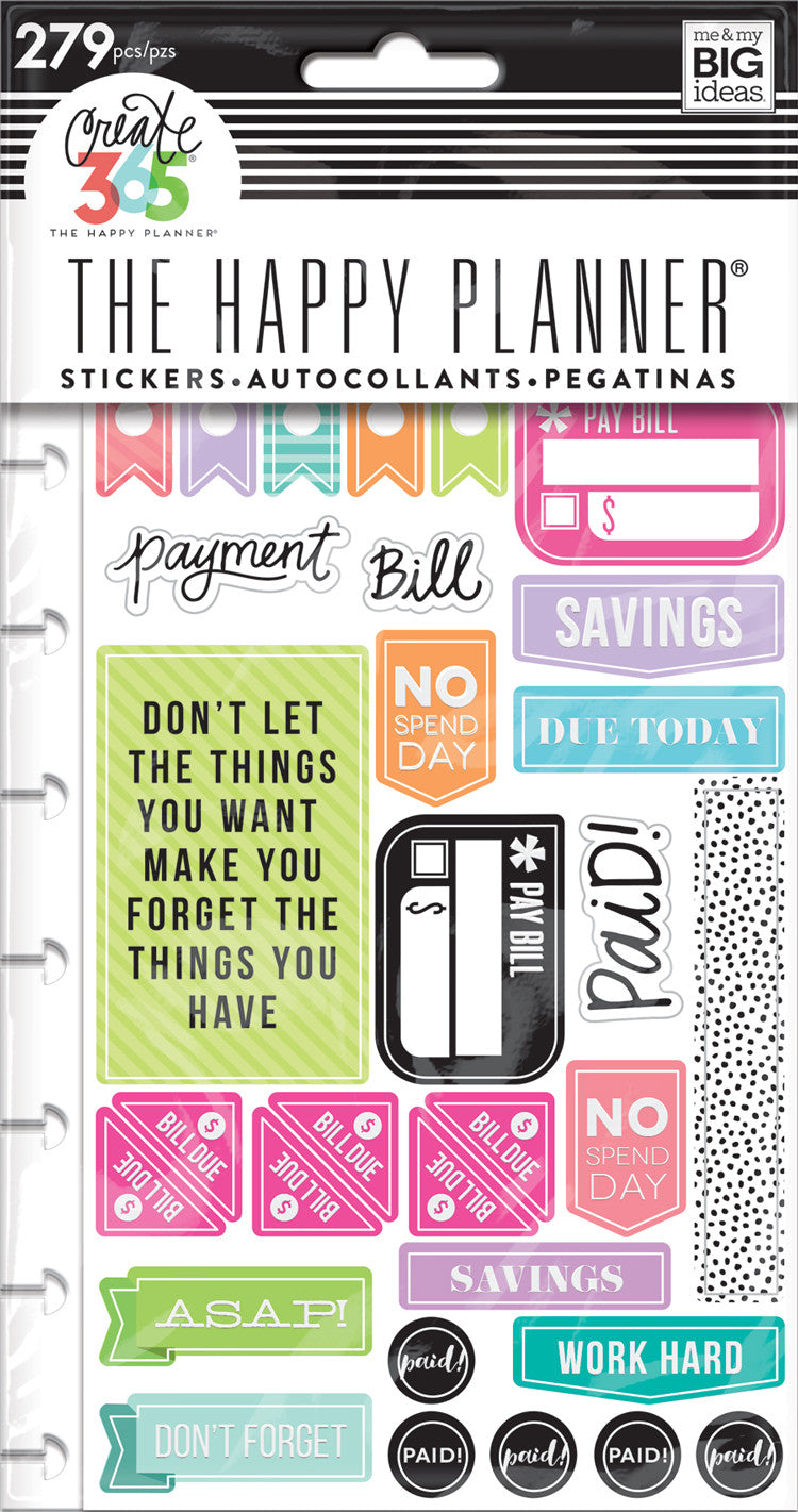 Store Happy Planner stickers