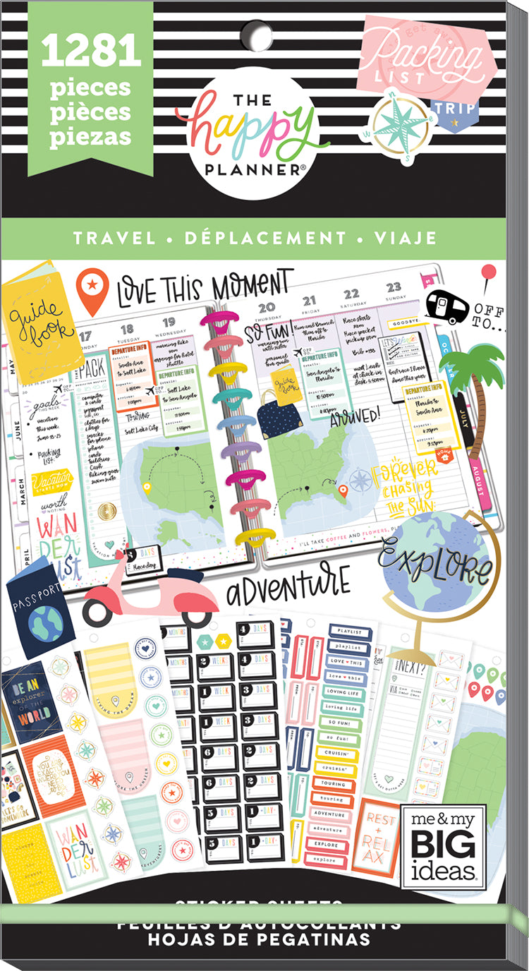 Value Pack Stickers - Travel – The Happy Planner
