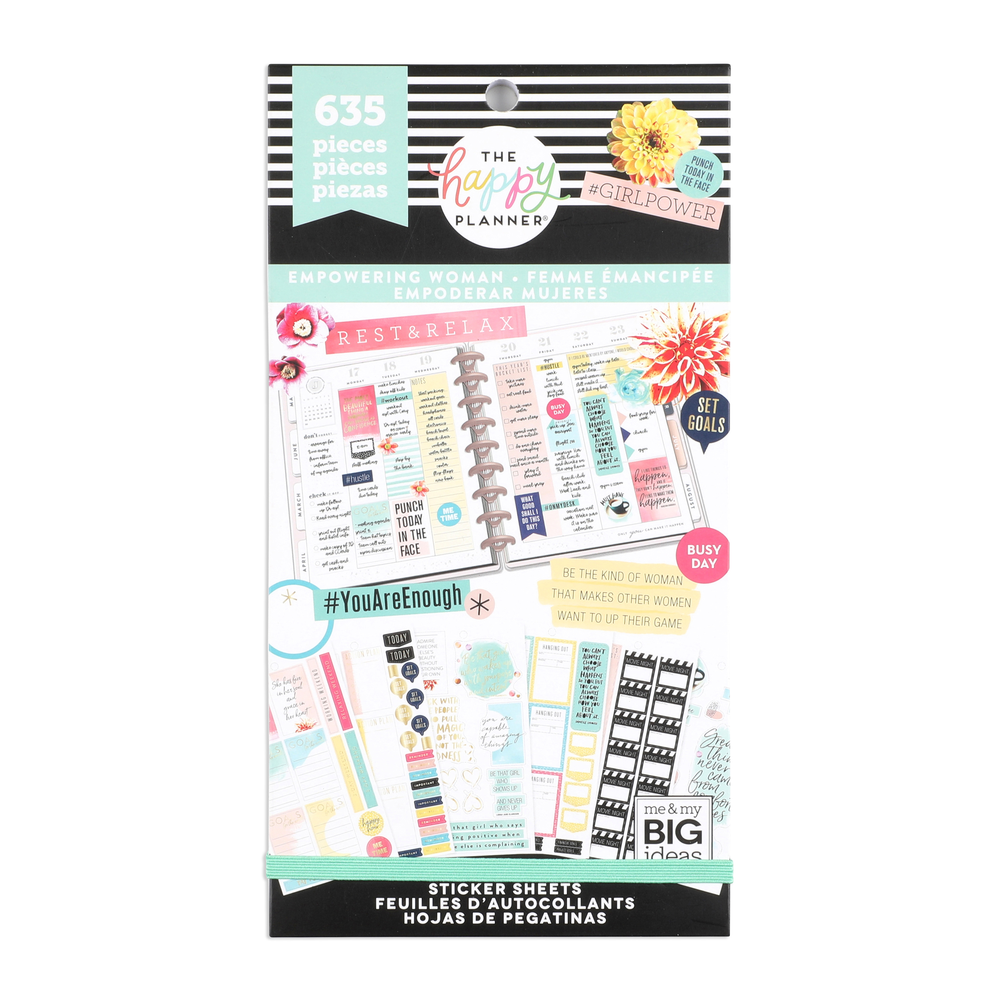 Happy Planner Stickers EMPOWERING WOMAN 610 / 635 Journal Stickers S1