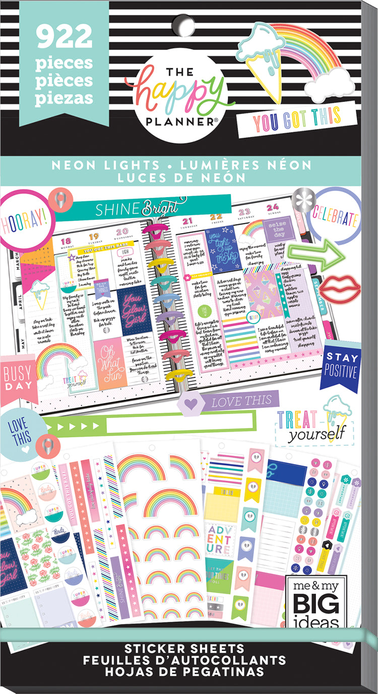 Value Pack Stickers - Neon Lights – The Happy Planner
